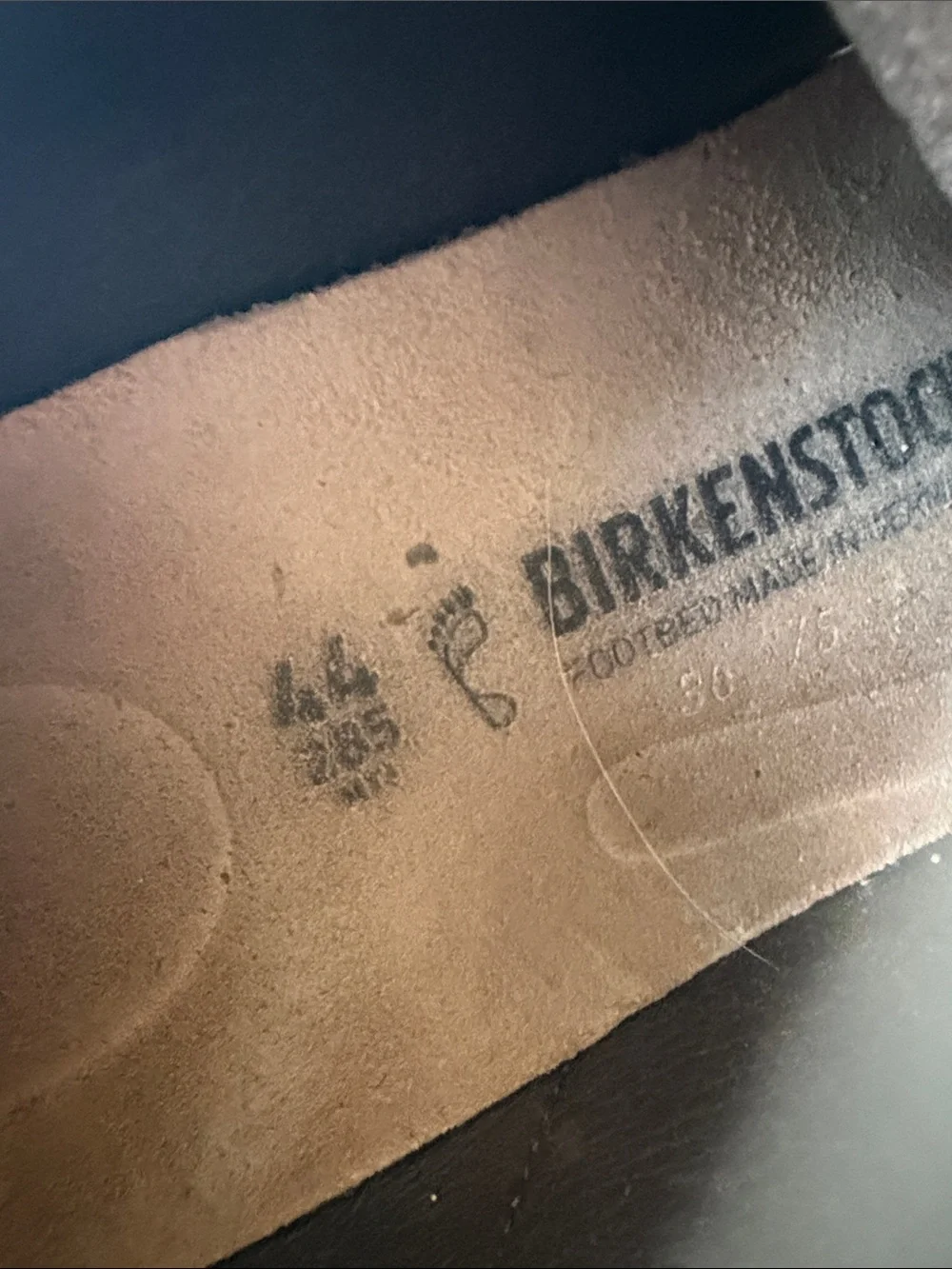 Birkenstock Men's Leather Sneakers - Dark Brown with White Sole size 44